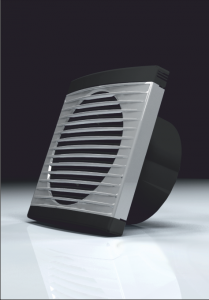 Ventilator casnic axial de perete cu temporizator Dospel PLAY Satin 125 WC