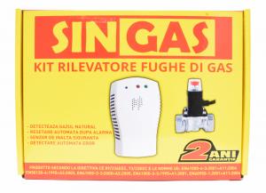 Detector de gaz natural cu electrovalva Singas KL-QG07