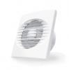 Ventilator casnic axial de perete Dospel Zefir 100 S, debit aer 100 mc/h, diametru 100 mm, Silentios, Plasa anti-insecte, Alb