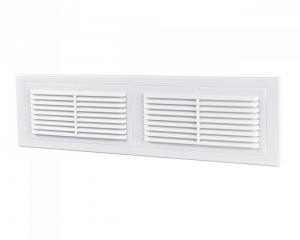 Grila ventilatie rectangulara cu plasa de insecte Vents MV 380 s, ABS