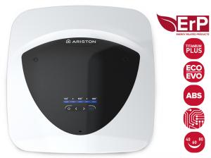 Boiler electric Ariston ANDRIS LUX ECO 10 EU, 10 litri, clasa energetica A, afisaj LED, rezervor emailat