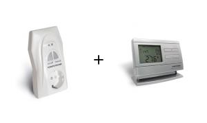 Computherm Q1RX receptor-priza + Q8RF (TX) termostat (ansamblu)