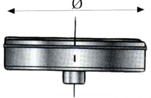 Separator de condens cos de fum Hi Line, diametru 160 mm