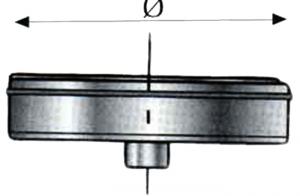 Separator de condens cos de fum Hi Line, diametru 190 mm