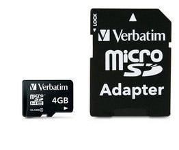 Verbatim Micro SDHC 4GB - Class 4 with adapter