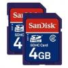 Sandisk sd 4gb pack