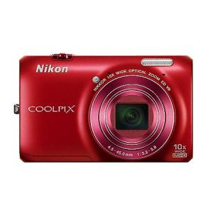 Aparat Foto Digital Nikon CoolPix S6300 16 MP Rosu