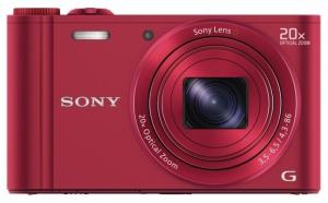 Aparat foto digital Sony DSC-WX300R 18.2 MP Rosu