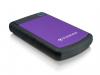 HDD Extern Transcend StoreJet 25H3P 2.5" USB 3.0 2TB Negru - Violet