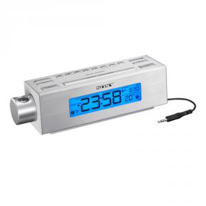 Radio cu ceas si proiector pentru ora Sony ICF-C717PJ Argintiu