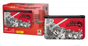 Consola Nintendo 3DS XL Rosu + Joc Super Smash Bros