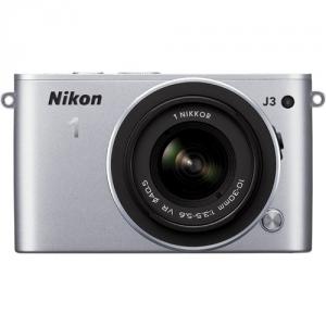 Nikon 1 J3 14 MP Argintiu Kit + 10-30mm VR