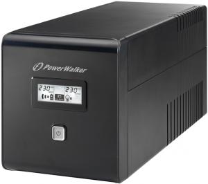 Line Interactive UPS BlueWalker PowerWalker VI 1000 LCD Negru