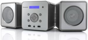 Sistem de sunet Hi-Fi Soundmaster MCD380BT Argintiu