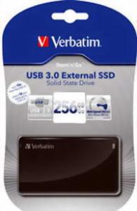SSD Extern Verbatim SSD 256 GB USB 3.0 Negru