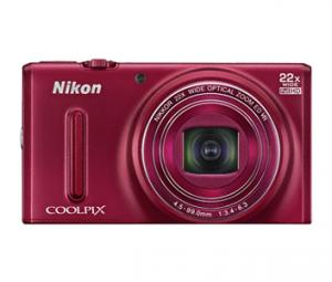 Aparat foto digital Nikon COOLPIX S9600 16MP Rosu
