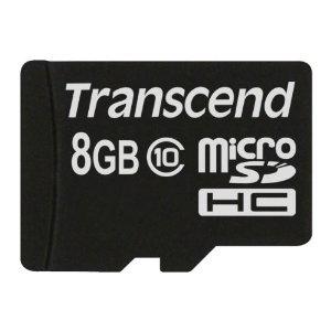 Card microSDHC Transcend 8GB Class 10