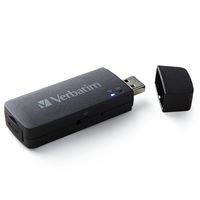 Verbatim MediaShare USB 2.0/Wi-Fi Negru cititoare de carduri