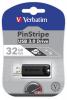 Verbatim PinStripe 32GB 32Giga Bites USB 3.0 Negru memorii flash USB