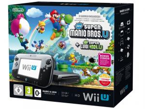 Consola Nintendo Wii U Negru 32GB + Joc Mario & Luigi Premium Pack