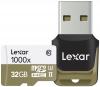 Card microsdxc lexar 1000x uhs-ii 32gb + card reader