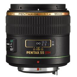 Obiectiv Pentax DA 55mm F1.4 SMC SDM Negru