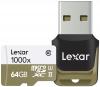 Card microSDXC Lexar 1000x UHS-II 64GB + Card Reader USB 3.0