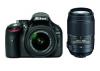 Nikon d5200 negru kit + af-s dx 18-55 vr ii + 55-300
