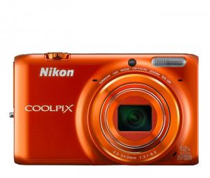 Aparat Foto Digital Nikon CoolPix S6500 16.0 MP Portocaliu
