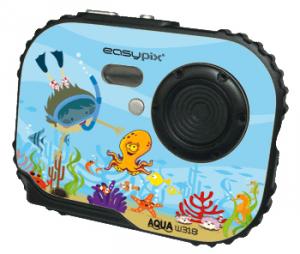 Aparat foto digital subacvatic Easypix Aqua W318 5 MP "Bubble Bob" WooBox Albastru
