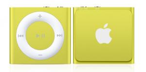 MP3 Apple iPod shuffle 2GB Galben