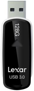 Lexar JumpDrive S37 128GB 128Giga Bites USB 3.0 (3.1 Gen 1) Type-A Negru, Alb memorii flash USB