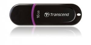 Stick USB 2.0 Transcend JetFlash 300 16GB Negru