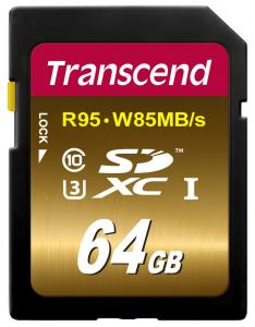 Transcend 64GB, SDXC UHS-I (U3)