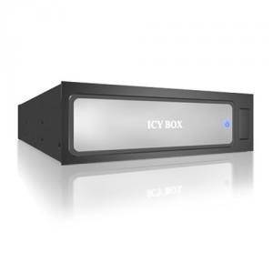 Rack Raidsonic ICY BOX, IB-390StUSD-B, 3.5" SATA HDD, USB 2.0, eSATA , Negru