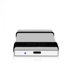 Enclosure RaidSonic ICY BOX IB-252StU3, 2.5" HDD SATA, USB 3.0, Argintiu