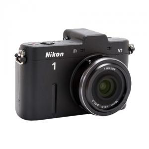 Nikon 1 V1 10 MP Negru Kit + 1 NIKKOR 10 mm