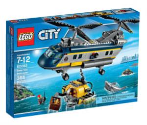 LEGO City Deep Sea Helicopter 388buc.