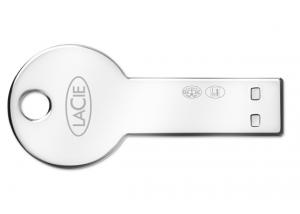 Stick USB 2.0 LaCie Silver CooKey 4GB Argintiu