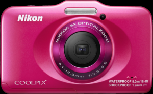 Aparat foto digital subacvatic Nikon Coolpix S32 13 MP Roz