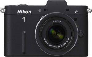 Nikon 1 V1 10 MP Negru Kit + 1 NIKKOR 10-30 mm VR + 10 mm
