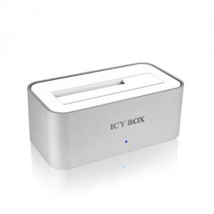 Statie de stocare RaidSonic ICY BOX IB-111StU3-Wh, 2.5" -3.5" SATA HDD, USB 3.0, Alb