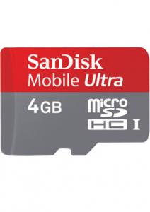 Sandisk 4GB Android Ultra microSDHC