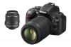 Nikon d5200 24 mp negru kit + af-s dx 18-55mm vr ii + 55-200mm vr