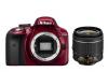 Nikon D3300 Rosu Kit + AF-P 18-55mm VR
