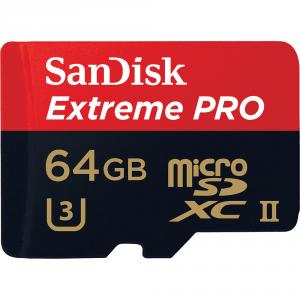 Card microSDXC Sandisk Extreme Pro 64GB UHS-I 3