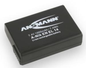 Acumulator Ansmann 1400-0042 Nikon EN EL124 Negru