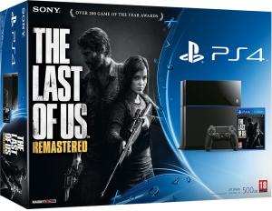 Consola Sony Playstation 4 500 GB Negru + joc The Last of Us