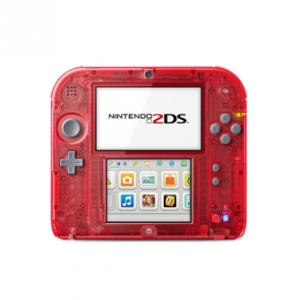 Consola Nintendo 2DS Rosu transparent