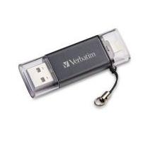 Verbatim 16GB iStore &lsquo;n&rsquo; Go Dual 16Giga Bites USB 3.0/Lightning Gri memorii flash USB